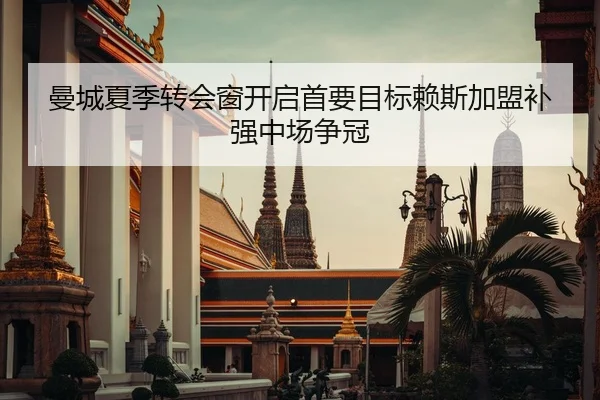 曼城夏季转会窗开启首要目标赖斯加盟补强中场争冠